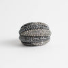 Swarovski Silver Charcoal Crystal Appolon Ring
