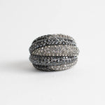 Swarovski Silver Charcoal Crystal Appolon Ring