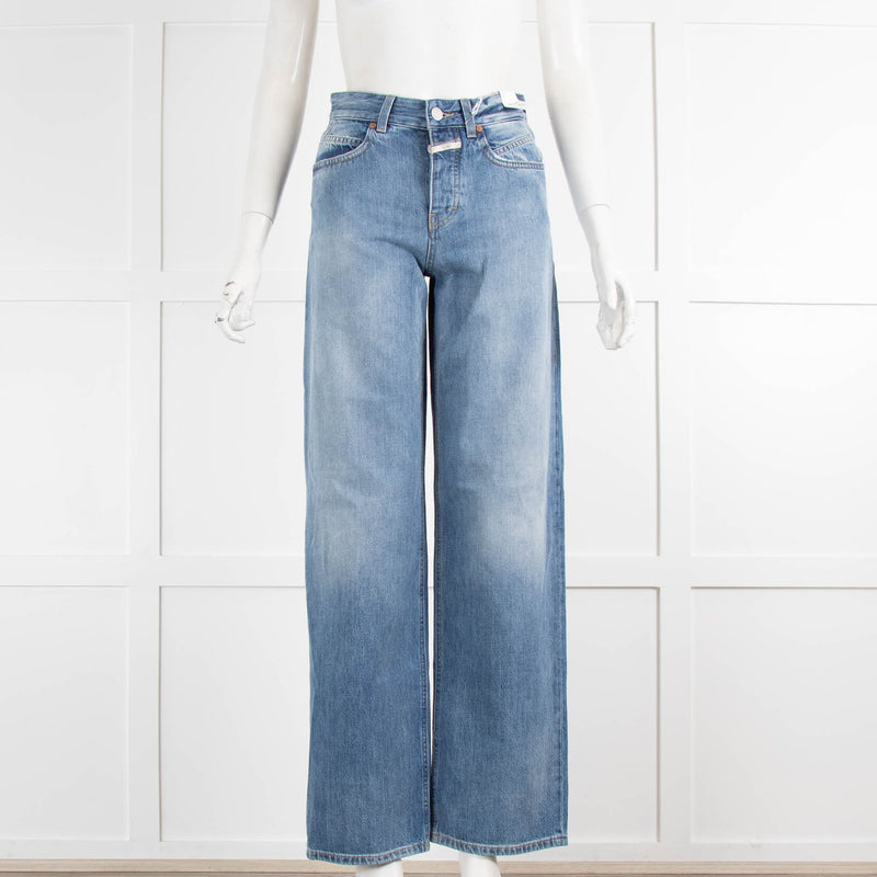 Closed Mid Rise Relaxed Blue Jeans