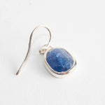 Monica Vinader Siren Silver Blue Stone Drop Earrings