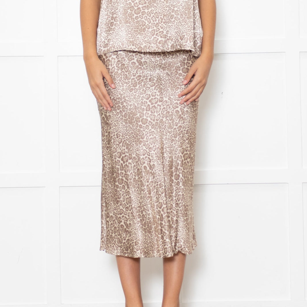 Rails Anya Tan Cheetah Skirt