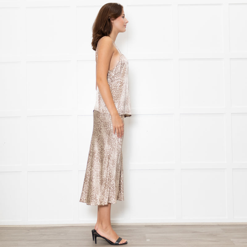 Rails Paola Tan Cheetah Top