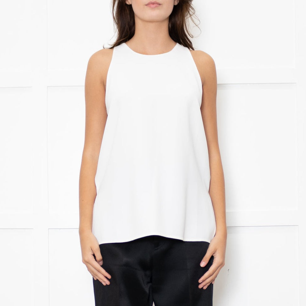 Vince White Sleeveless top