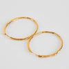 Monica Vinader Gold Siren Hoop Earrings