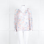 Velvet By Graham & Spencer Dusty Pink Grey Long Sleeve Top