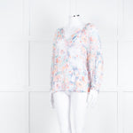 Velvet By Graham & Spencer Dusty Pink Grey Long Sleeve Top