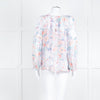 Velvet By Graham & Spencer Dusty Pink Grey Long Sleeve Top