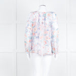 Velvet By Graham & Spencer Dusty Pink Grey Long Sleeve Top