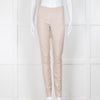 Max & Moi Beige Leather Leggings