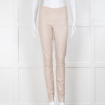 Max & Moi Beige Leather Leggings