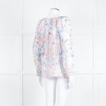 Velvet By Graham & Spencer Dusty Pink Grey Long Sleeve Top