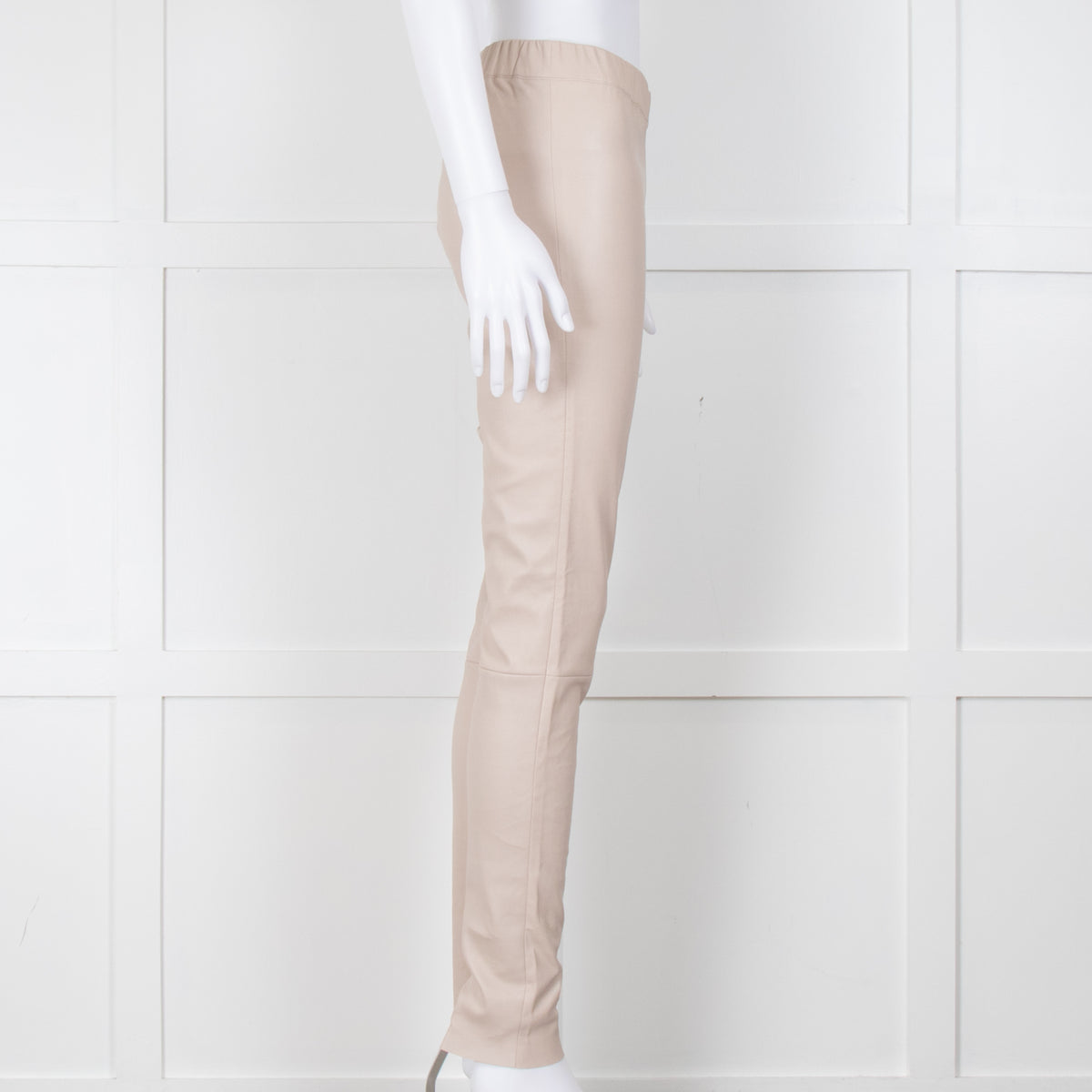 Max & Moi Beige Leather Leggings