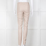 Max & Moi Beige Leather Leggings