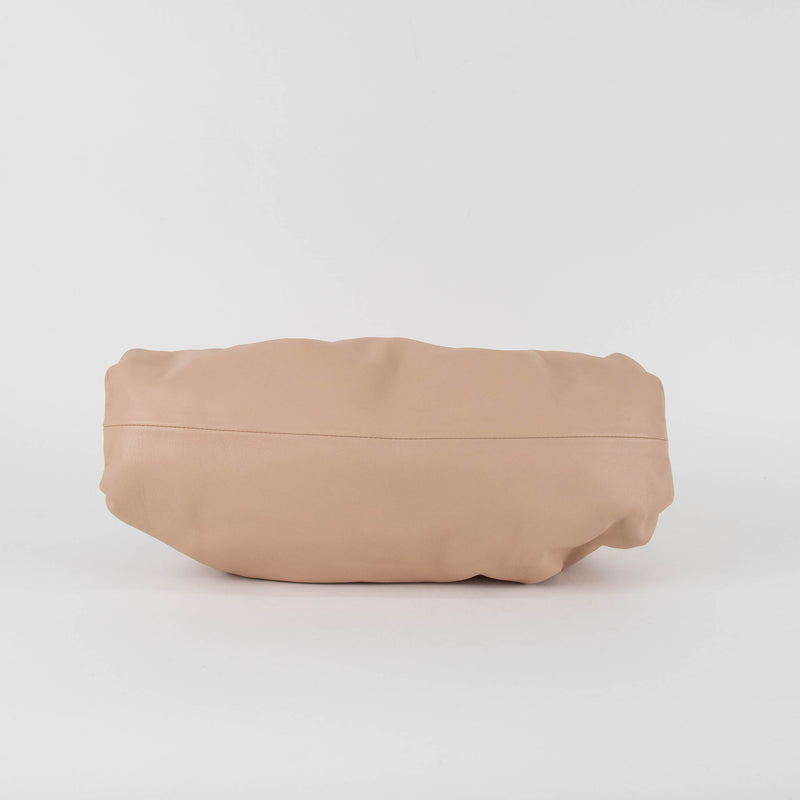 Bottega Veneta The Pouch Beige Clutch Bag