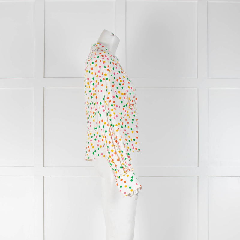 Rixo London Polka Dot Blouse