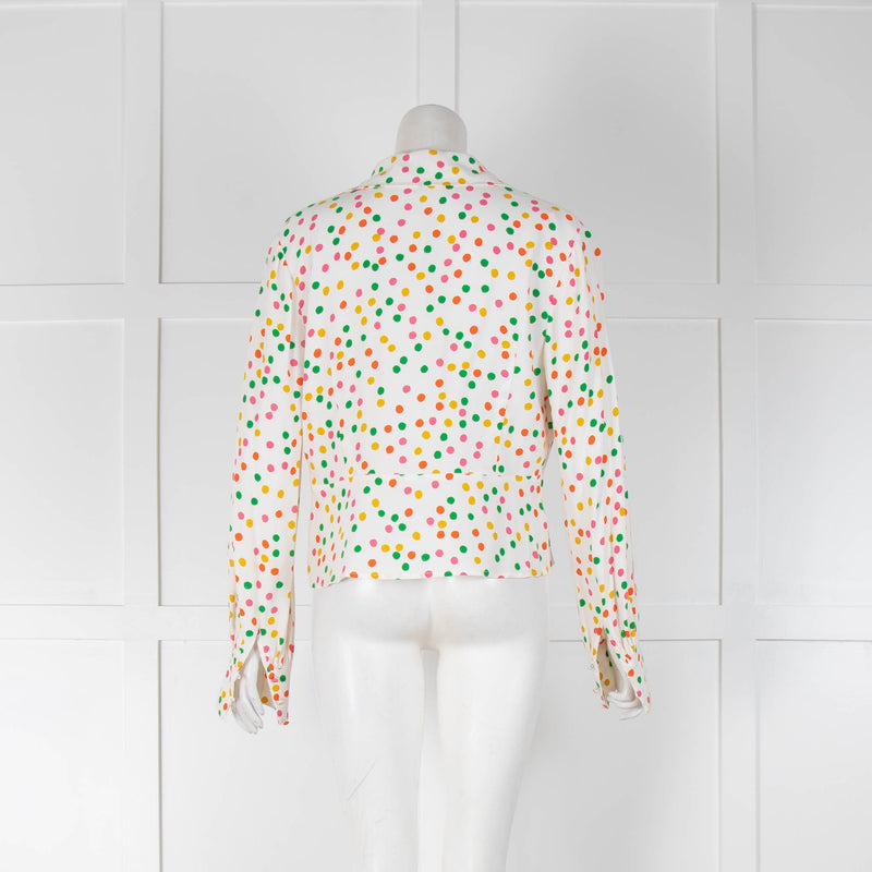 Rixo London Polka Dot Blouse