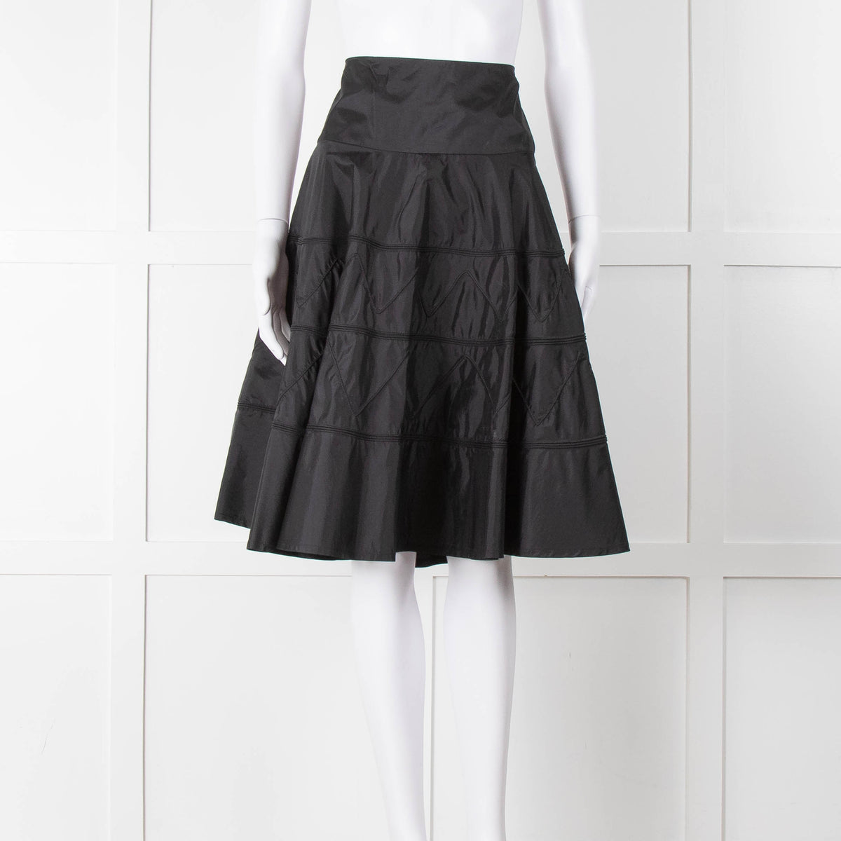 Day Birger Et Mikkelson Black Embroidered Full Skirt