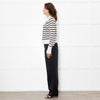 Veronica Beard Cream And Black Cheshire Cardigan
