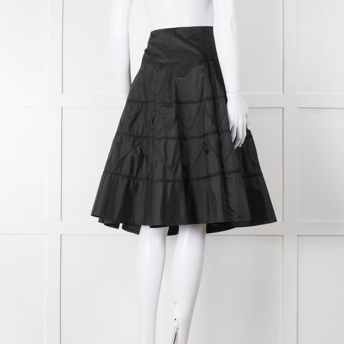 Day Birger Et Mikkelson Black Embroidered Full Skirt