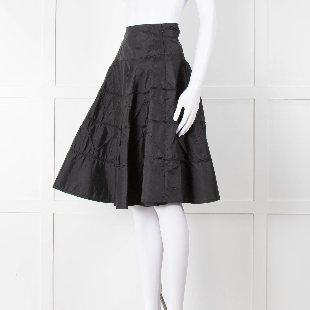 Day Birger Et Mikkelson Black Embroidered Full Skirt