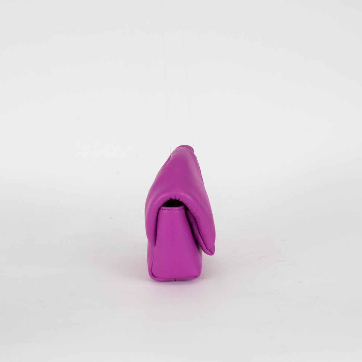 J W Anderson Purple Leather Nano Twister Bag