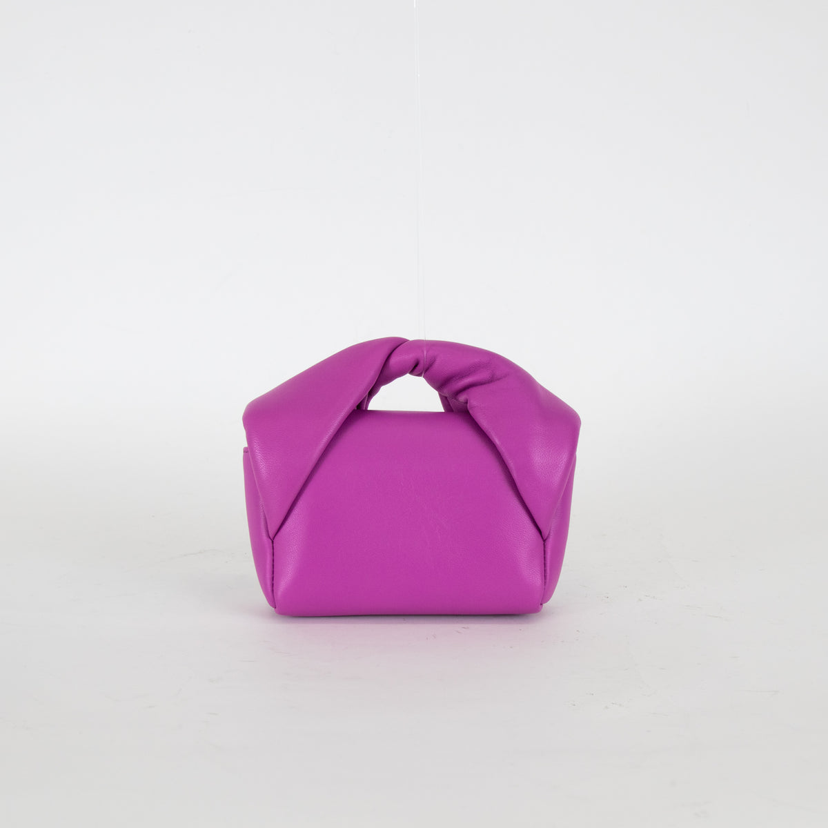 J W Anderson Purple Leather Nano Twister Bag