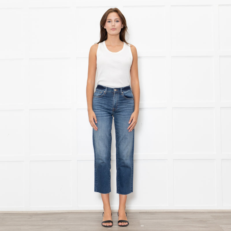 Seven For All Mankind 'The Modern Straight' Mid Wash Jeans