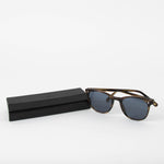 Cubitts Brown Frame Rounded Sunglasses