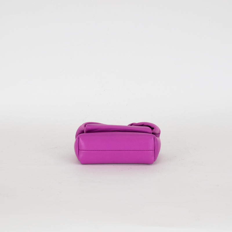 J W Anderson Purple Leather Nano Twister Bag