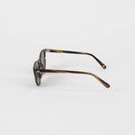 Cubitts Brown Frame Rounded Sunglasses