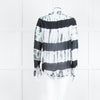 MKT Studio White Black Tie Dye Fine Cotton Shirt