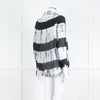 MKT Studio White Black Tie Dye Fine Cotton Shirt