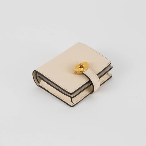 Mulberry Cream Lana Compact Wallet
