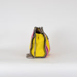 Stella McCartney Yellow Red Cotton Falabella Bag