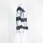 MKT Studio White Black Tie Dye Fine Cotton Shirt