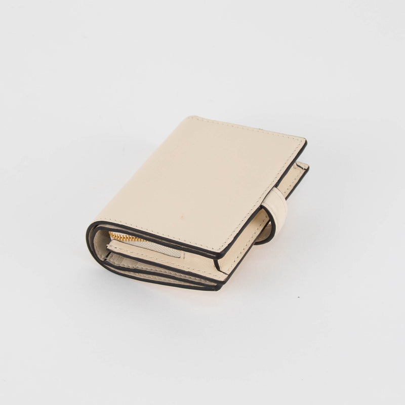 Mulberry Cream Lana Compact Wallet