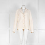 Loro Piana Cream Cotton Weave Blazer