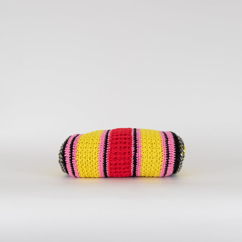 Stella McCartney Yellow Red Cotton Falabella Bag