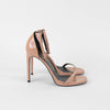 Saint Laurent Nude Patent Jane Heeled Sandal