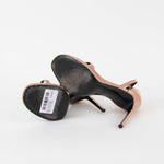 Saint Laurent Nude Patent Jane Heeled Sandal