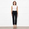 Citizens of Humanity Washed Black 'Daphne' Crop Jeans