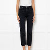 Citizens of Humanity Washed Black 'Daphne' Crop Jeans