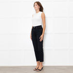 Citizens of Humanity Washed Black 'Daphne' Crop Jeans