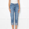 Brunello Cucinelli Blue Denim Turn Up Jeans