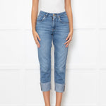Brunello Cucinelli Blue Denim Turn Up Jeans