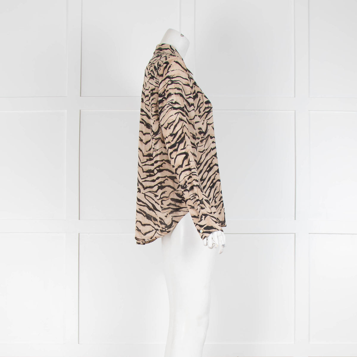 Rails Cream Tiger Print Shirt