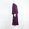 Iris Purple Silver Tiered Skirt