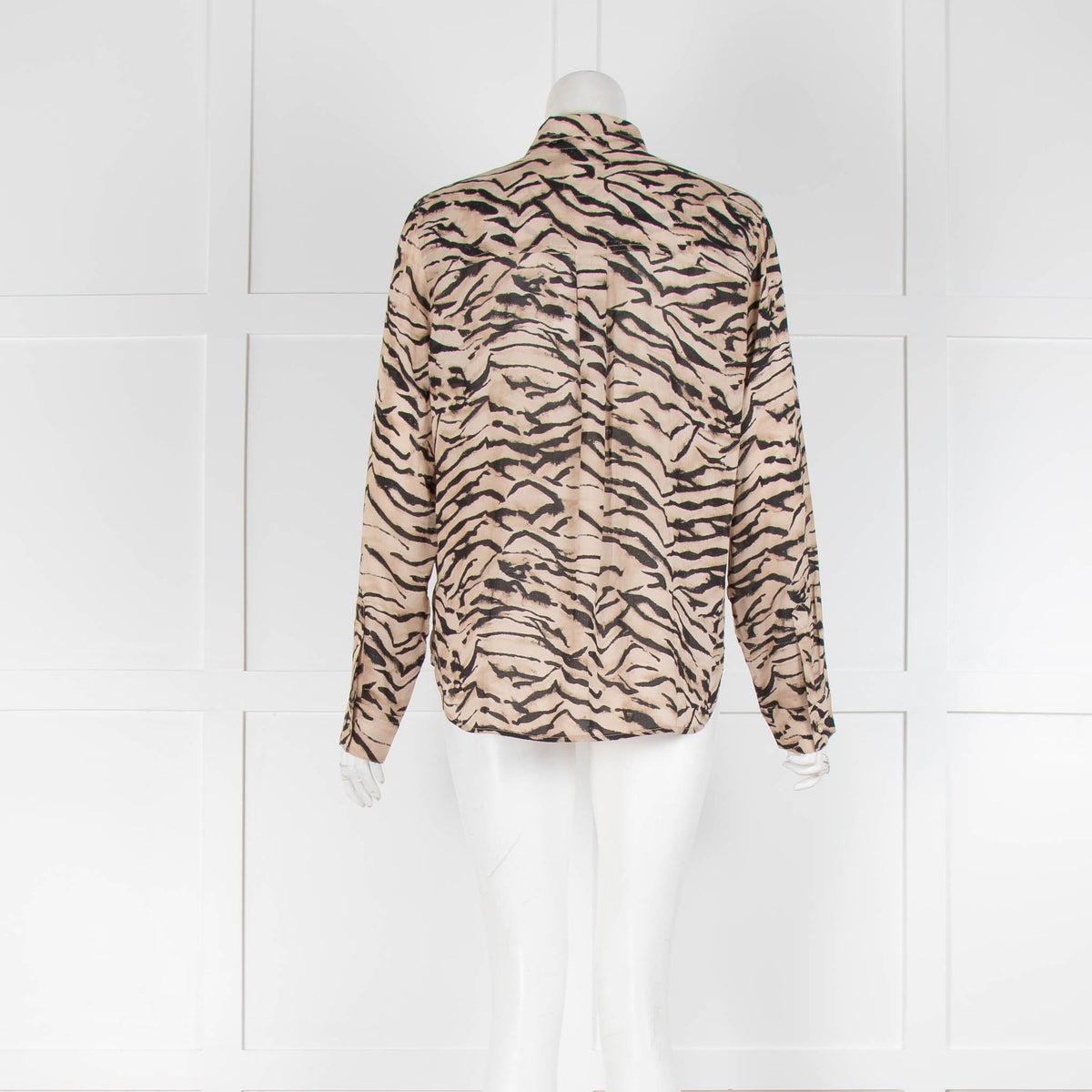 Rails Cream Tiger Print Shirt