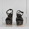 Dolce & Gabbana Metallic Animal Platform Heels