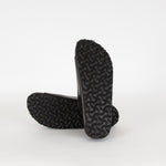 Manolo Blahnik For Birkenstock Black Clear PVC Arizona Strap Slides